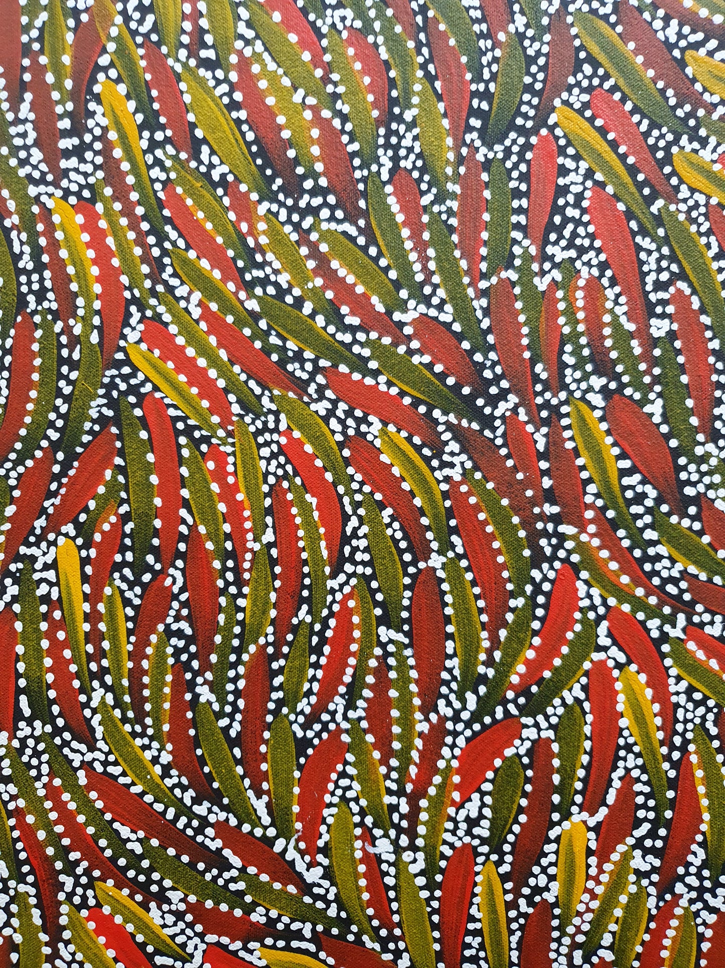 Aboriginal Painting - Bush Medicine Leaves