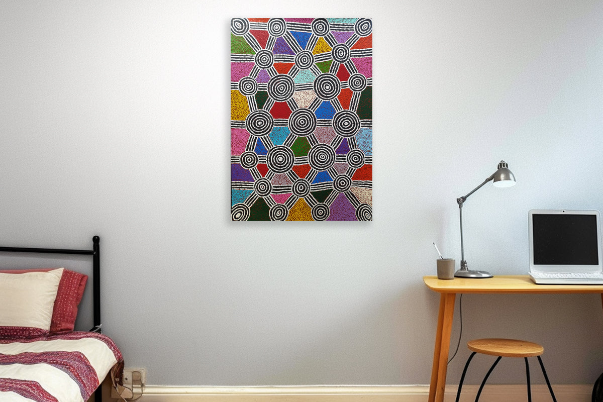 Aboriginal Painting - Blue Tongue Lizard