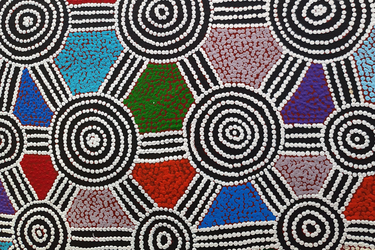 Aboriginal Painting - Blue Tongue Lizard
