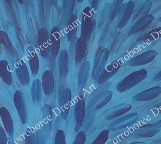 Aboriginal Painting - Big Medicine Leaves Dreaming