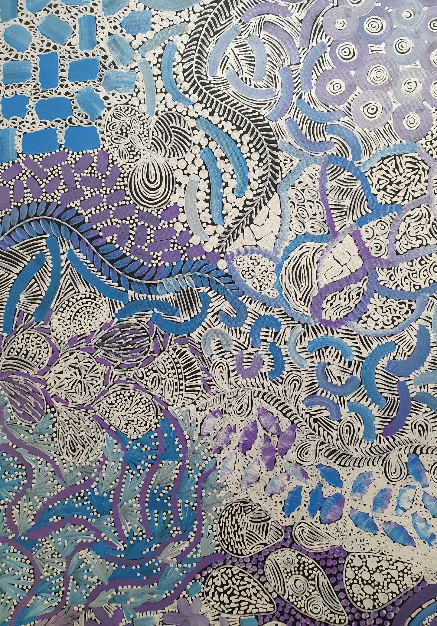 Aboriginal Painting - Alpar (Rat Tail plant)