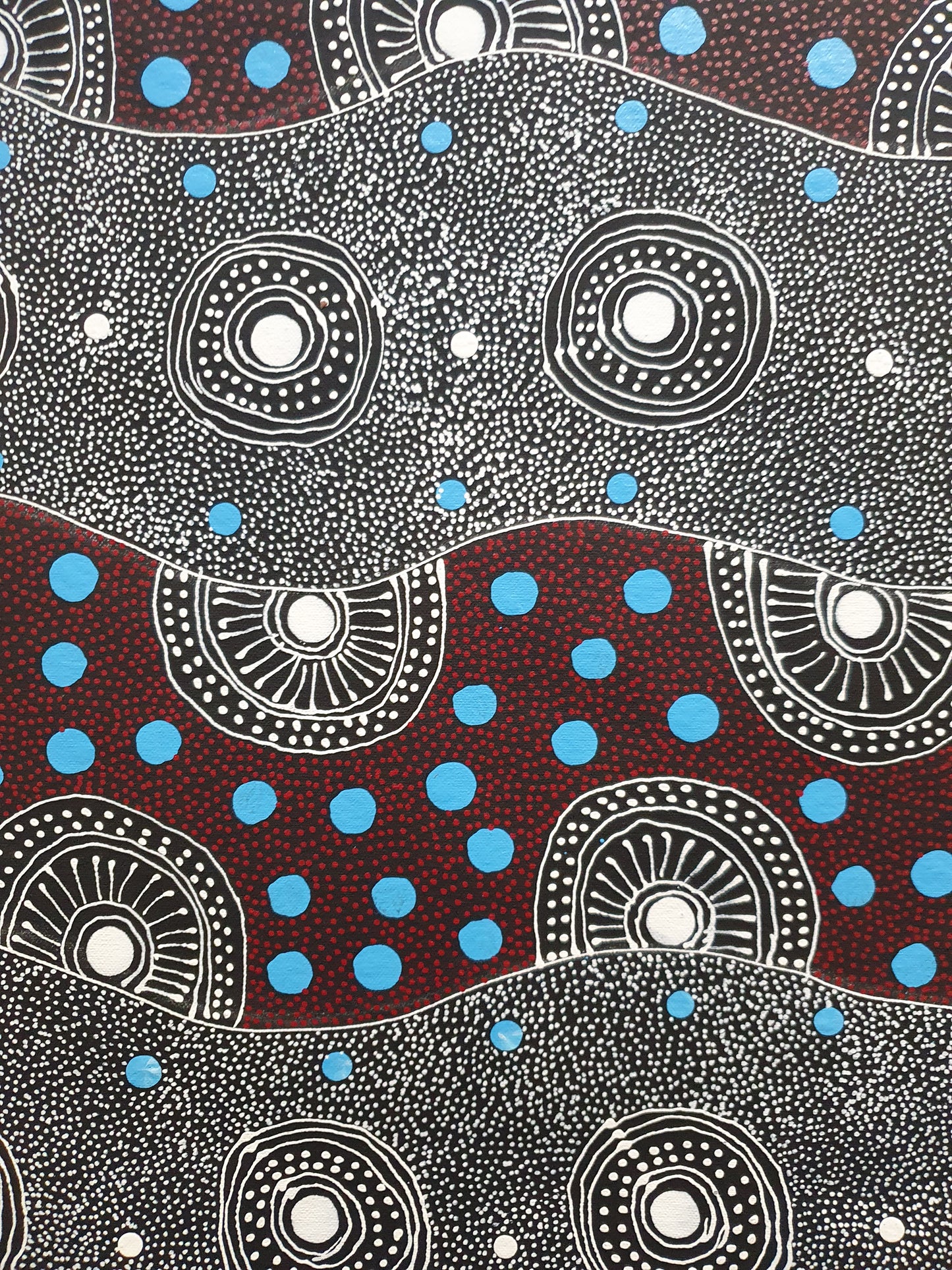 Aboriginal Painting - Wild Bush Seeds