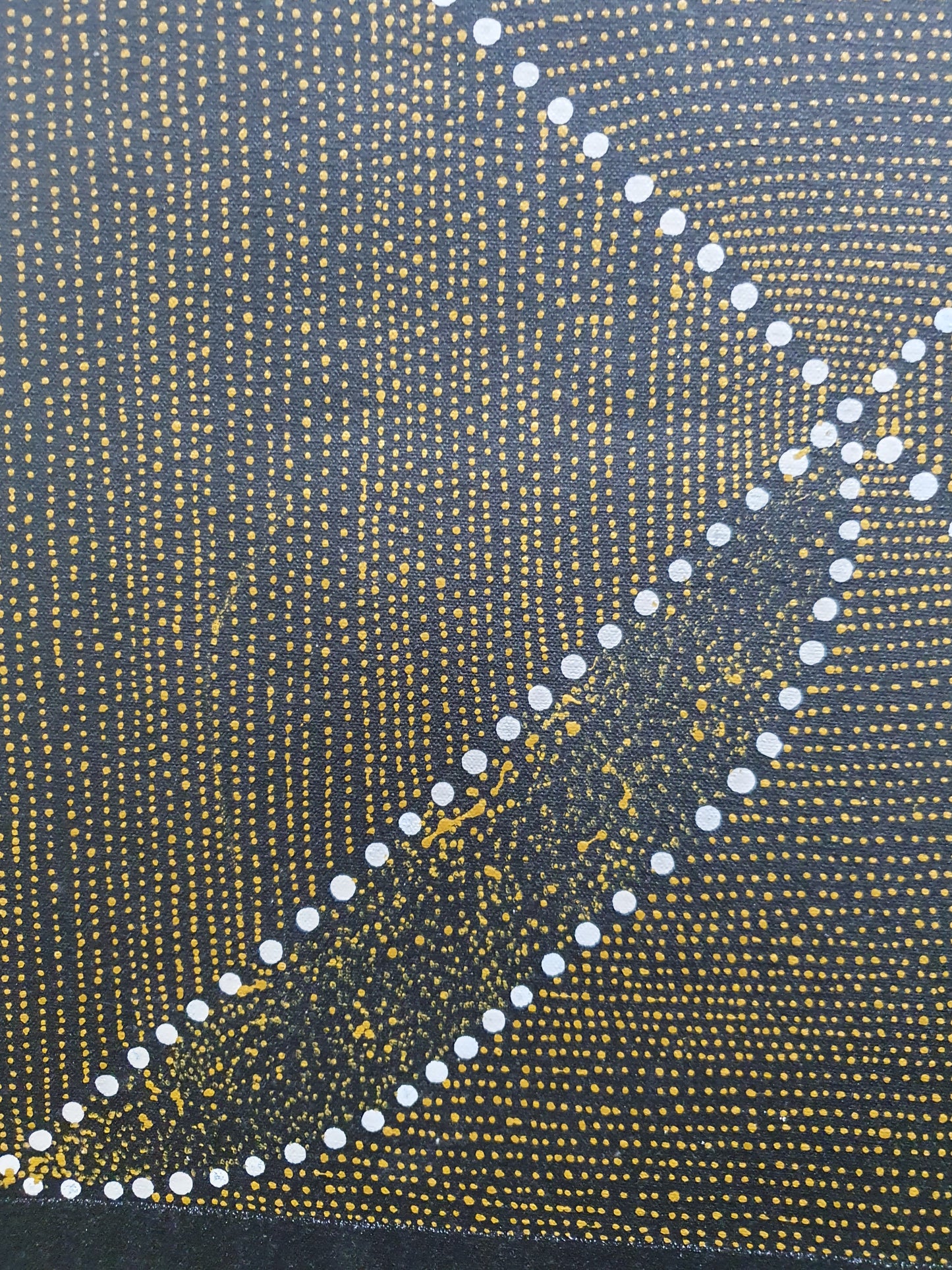 Aboriginal Painting - Mountain Devil Lizard (Thorny Devil Lizard)