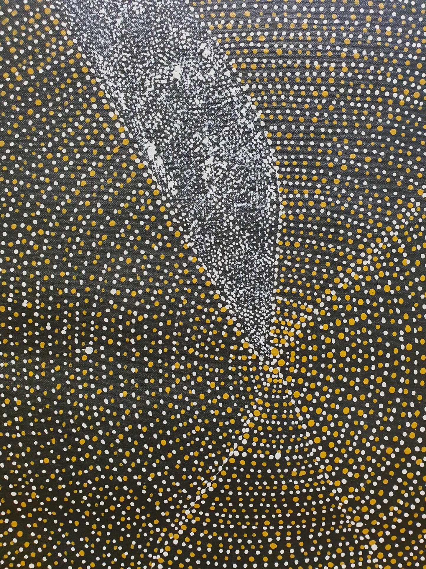 Aboriginal Painting - Mountain Devil Lizard (Thorny Devil Lizard)