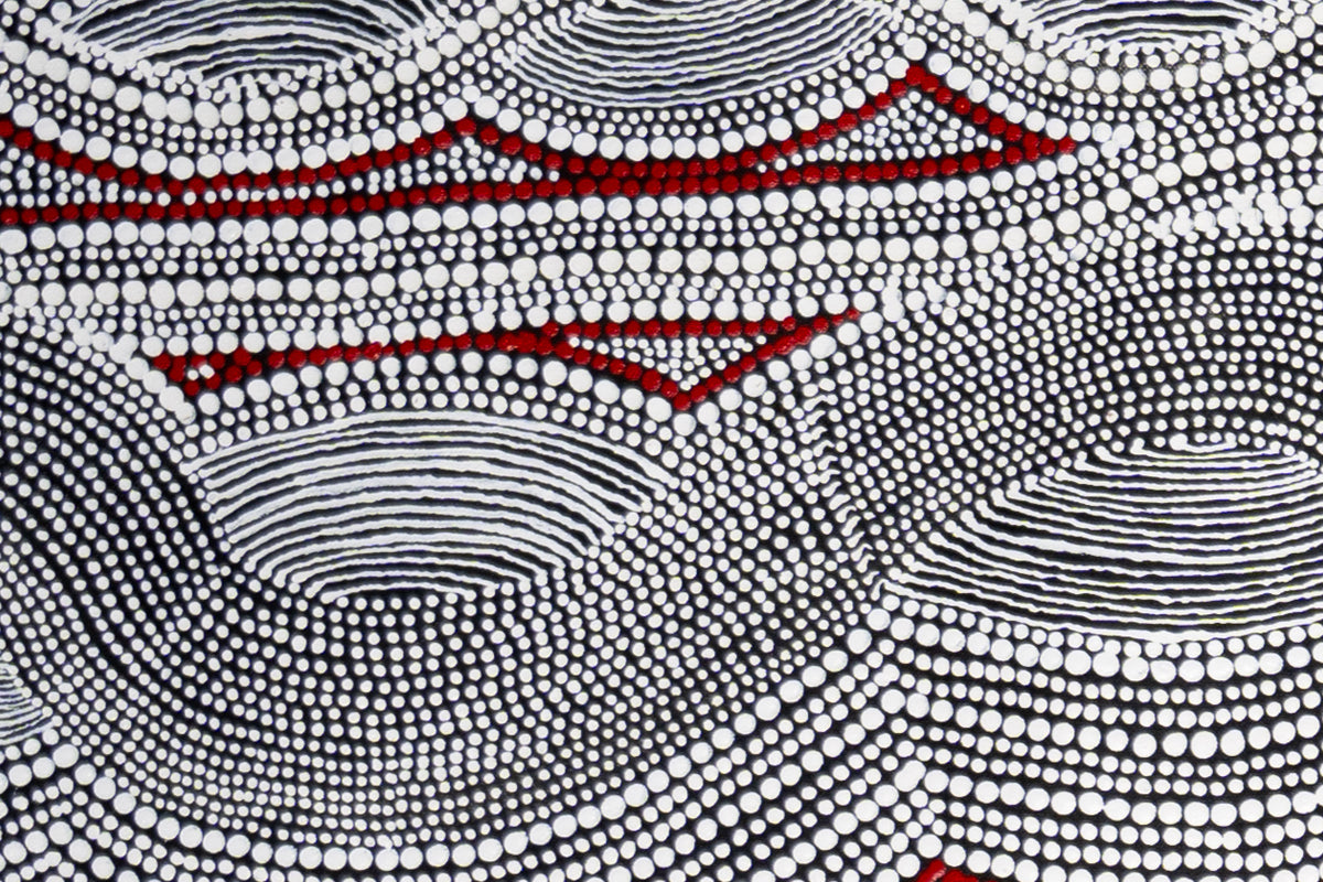 Aboriginal Painting - Sand Dune and Claypens
