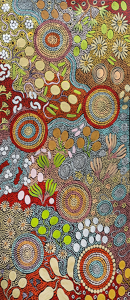 Aboriginal Painting - Budgerigar Dreaming