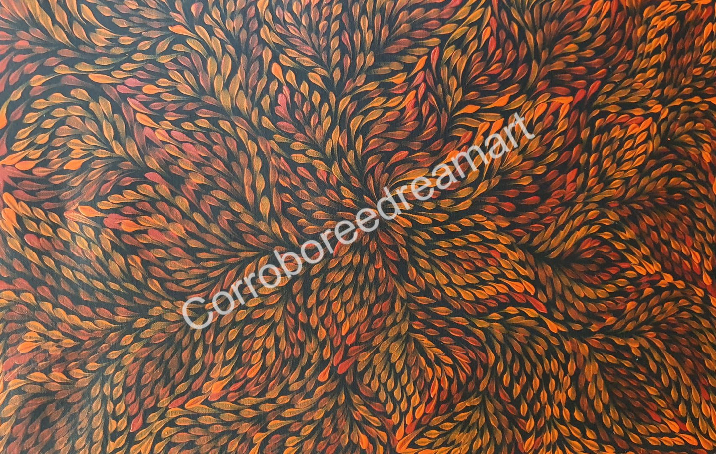 Aboriginal Painting - Bush Medicine Leaves