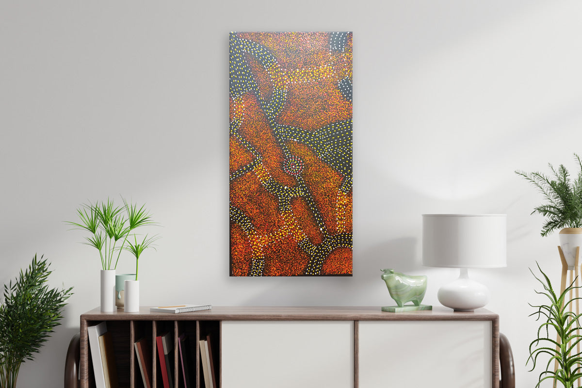 Aboriginal Painting - Bush Plum