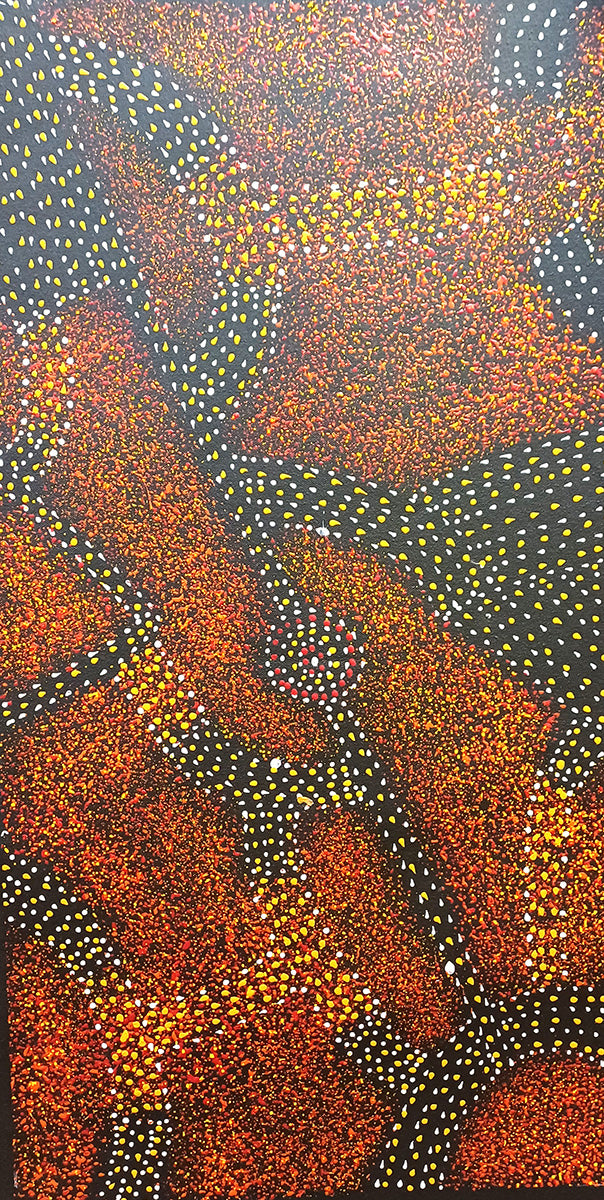 Aboriginal Painting - Bush Plum