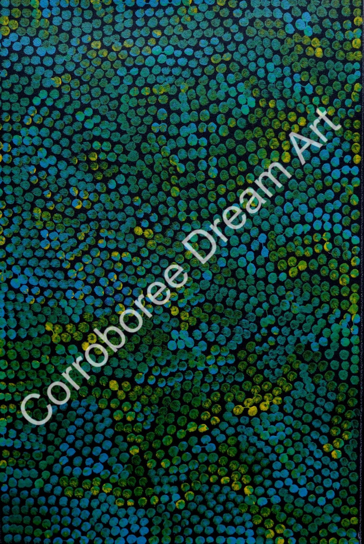 Aboriginal Painting - Bush Yam – Corroboree Dream Art