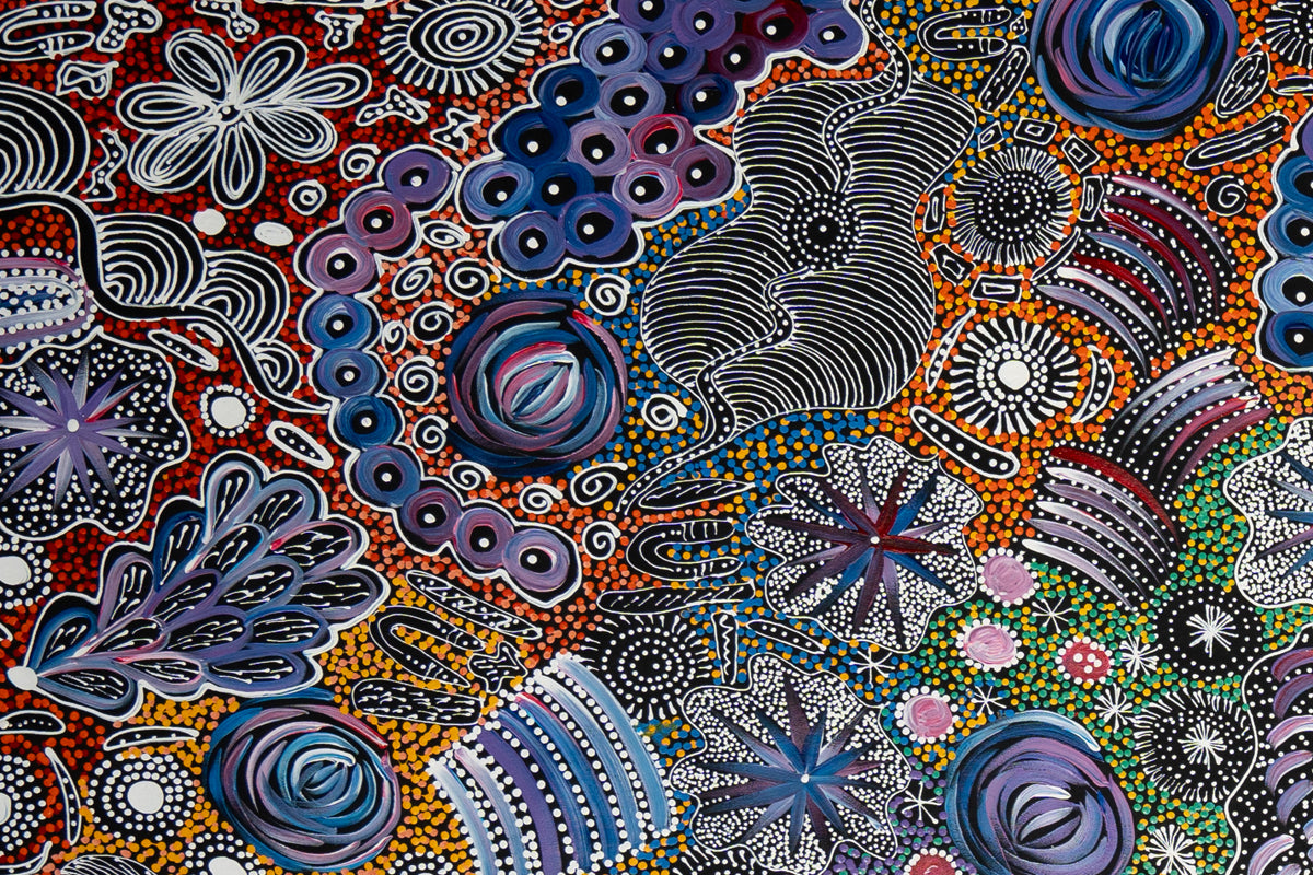 Aboriginal Painting - Bush Yam My Country