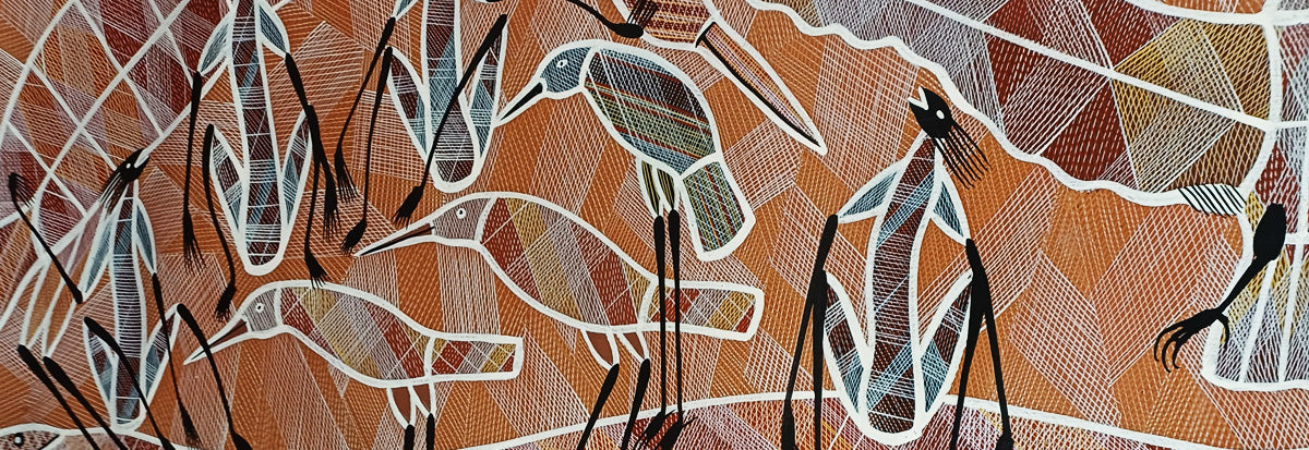 Aboriginal Painting - Dreamtime Animals