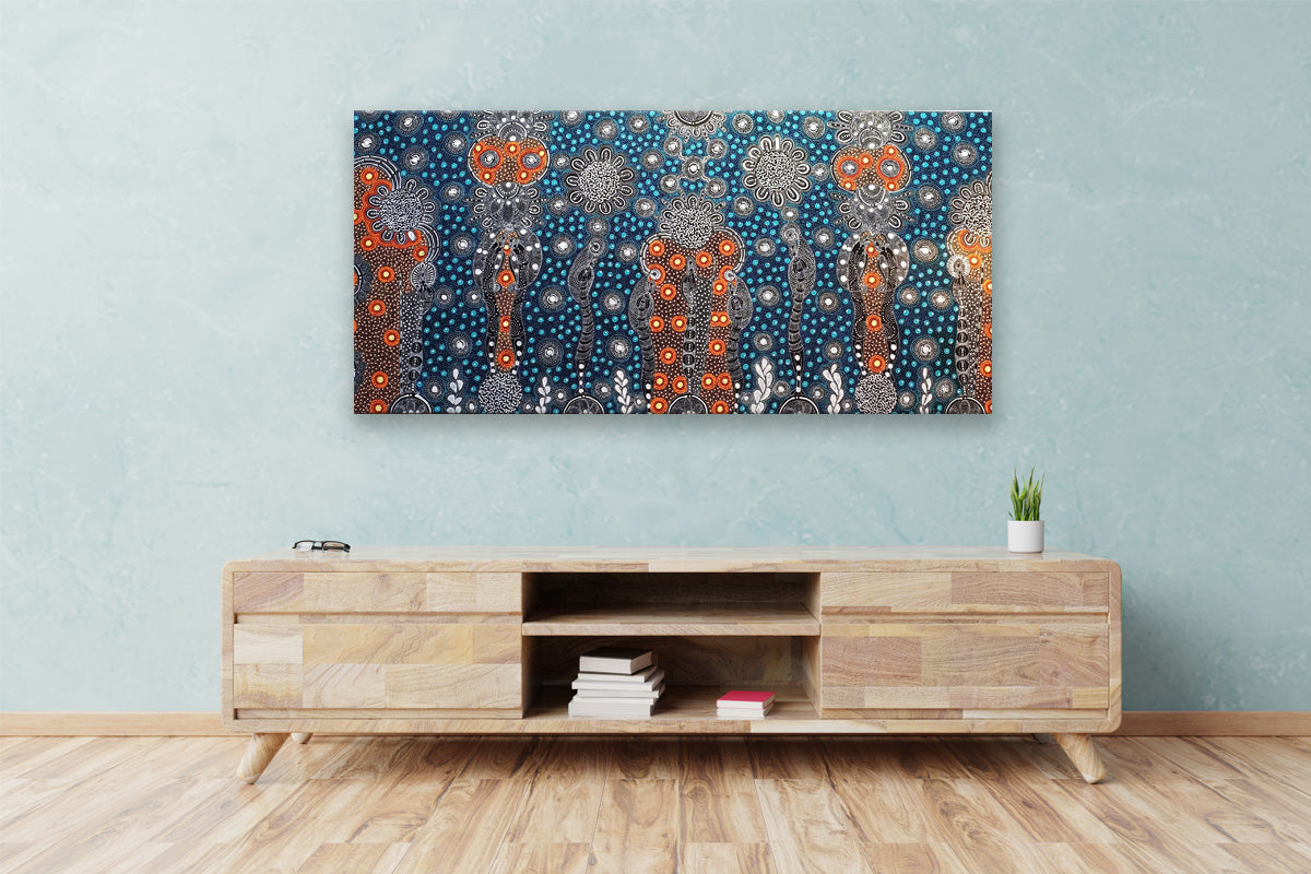 Aboriginal Painting - Dreamtime Sisters