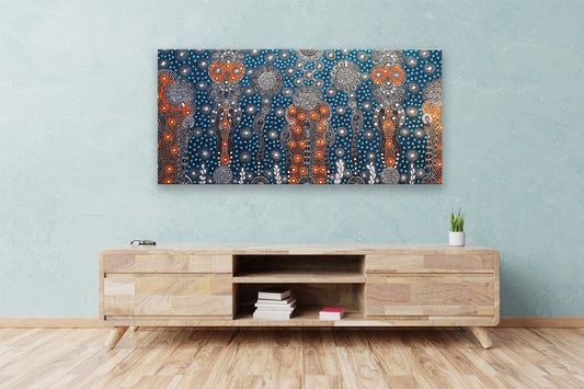 Aboriginal Painting - Dreamtime Sisters