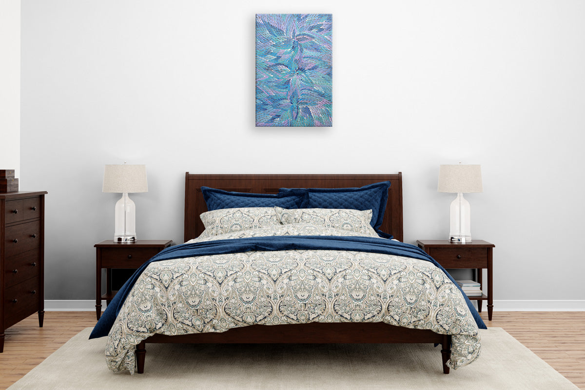 Aboriginal Painting - Medicine Leaves