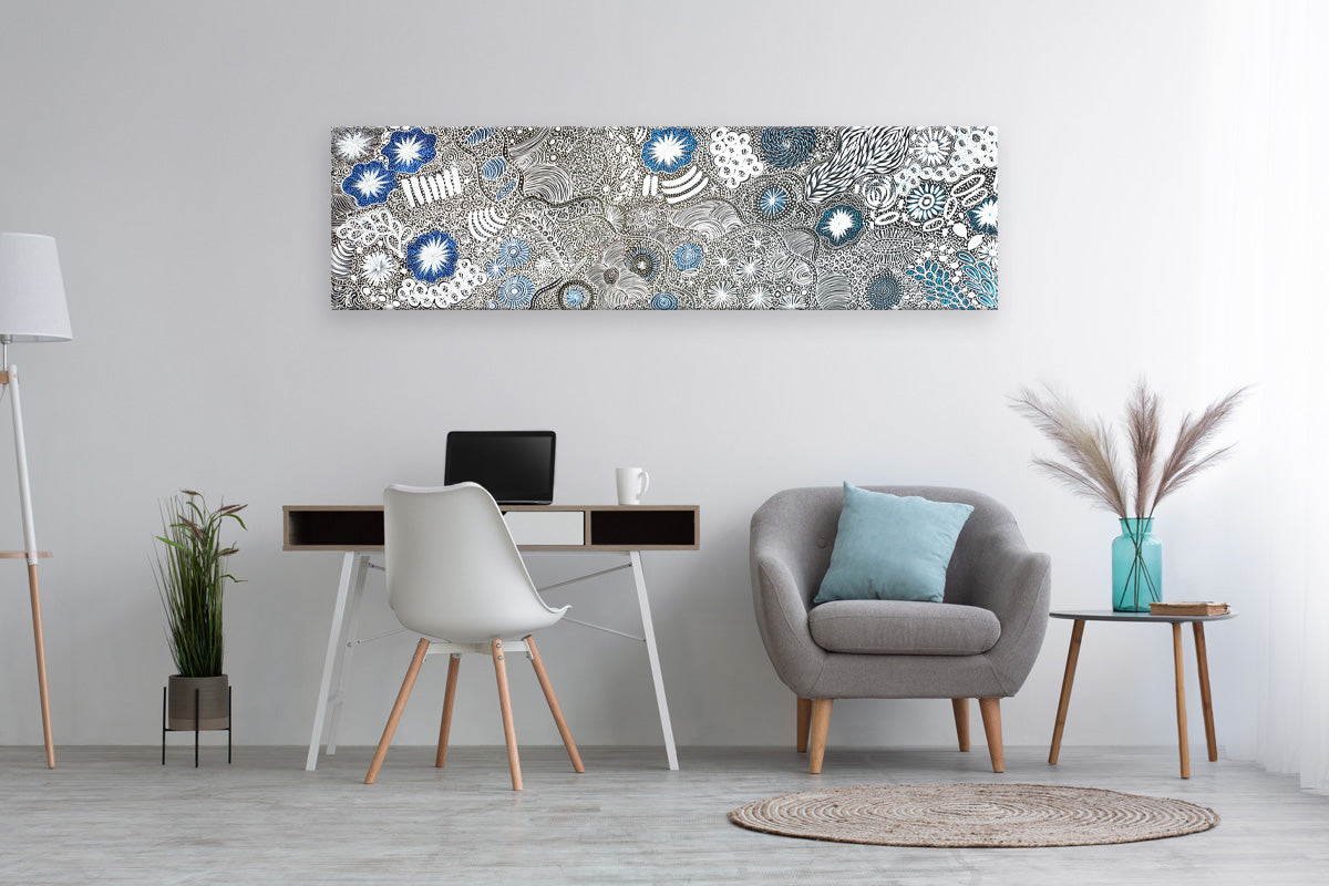 Aboriginal Painting - My Country Bush Yam