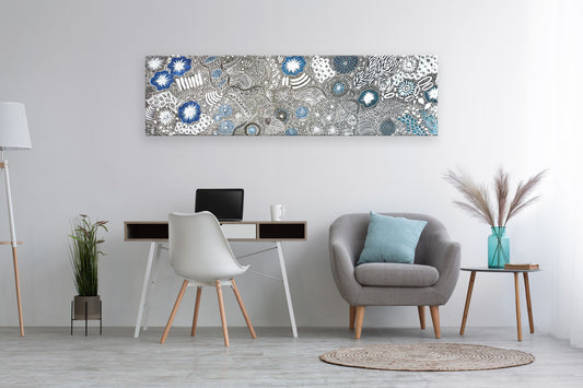 Aboriginal Painting - My Country Bush Yam