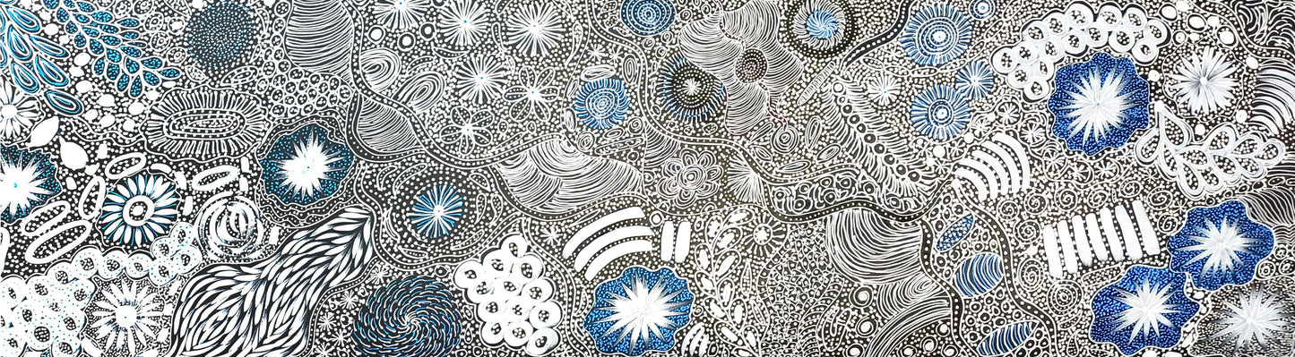 Aboriginal Painting - My Country Bush Yam