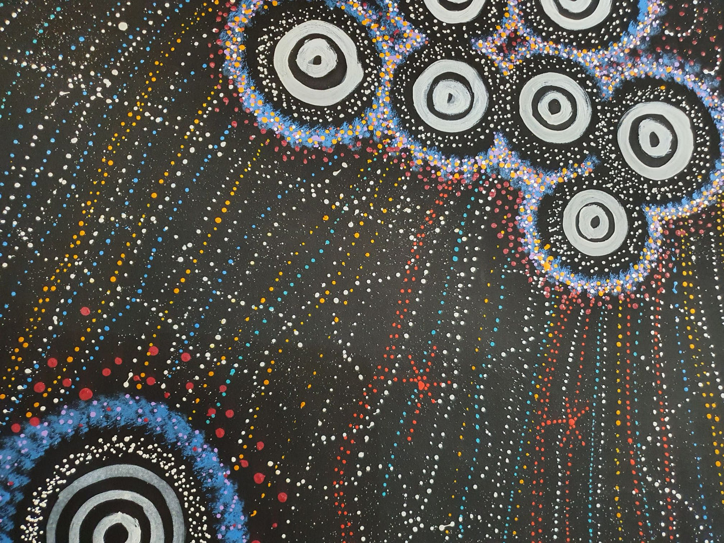 Aboriginal Painting - Star Dreaming (Seven Sisters)