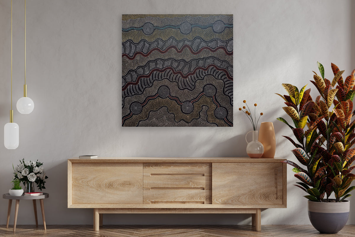 Aboriginal Painting - Thorny Devil Lizard