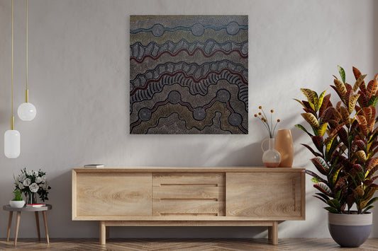 Aboriginal Painting - Thorny Devil Lizard