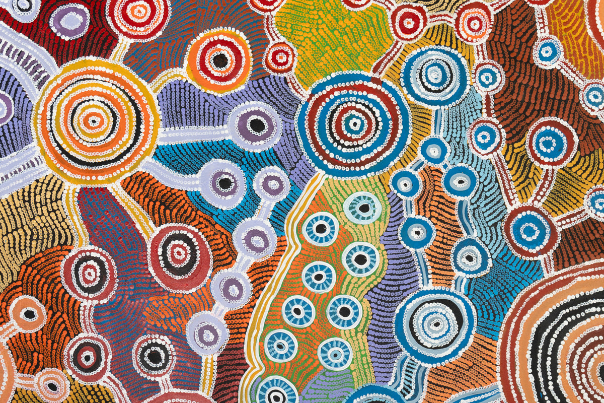 Aboriginal Painting - Water Rock Holes