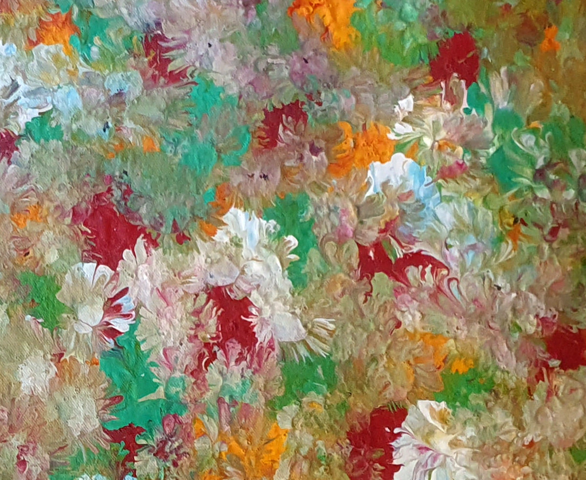 Aboriginal Painting - Yam Flowers