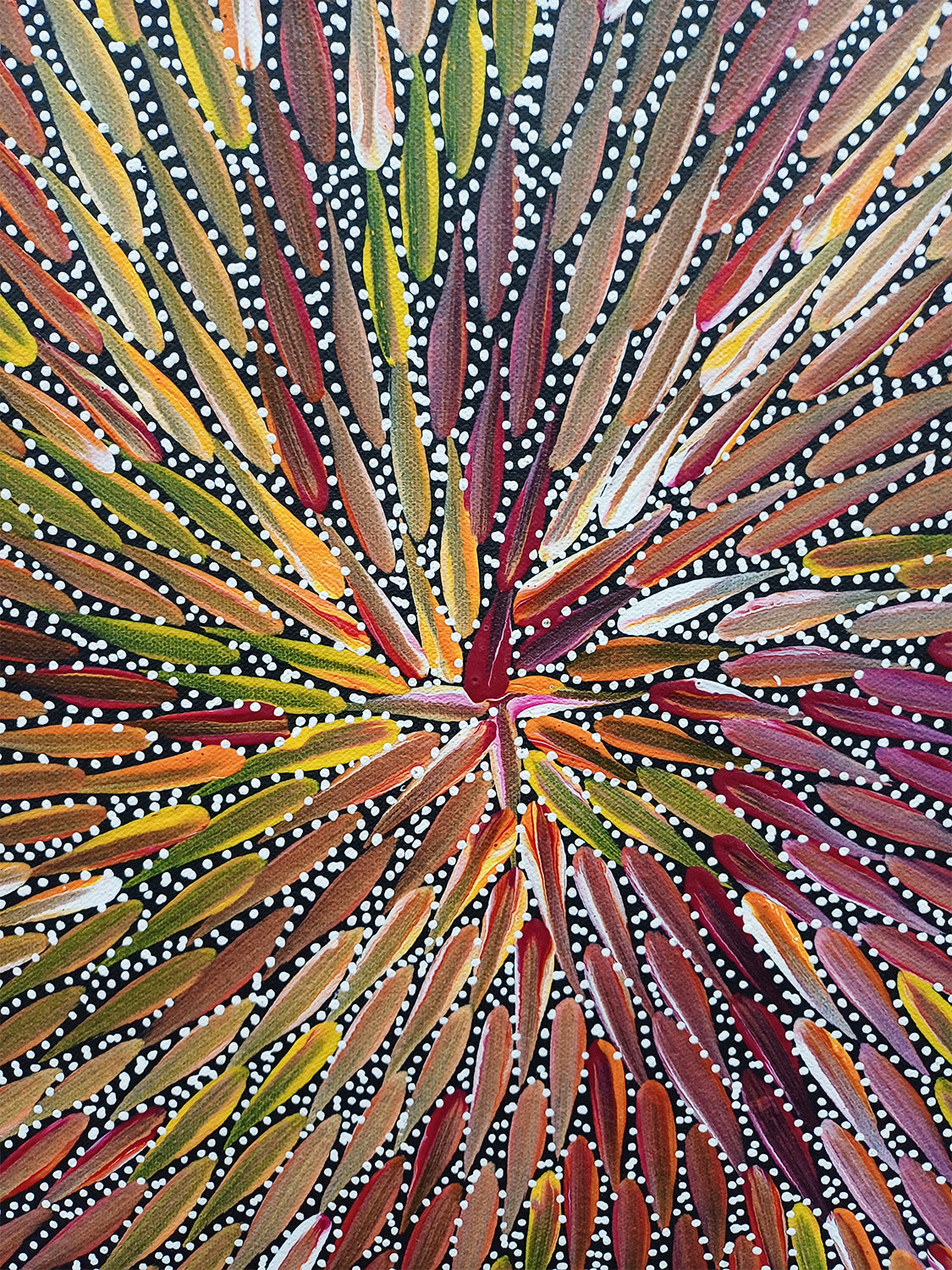 Aboriginal Painting - Bush Medicine Leaves