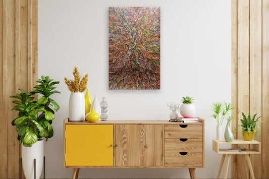 Aboriginal Painting - Bush Medicine Leaves