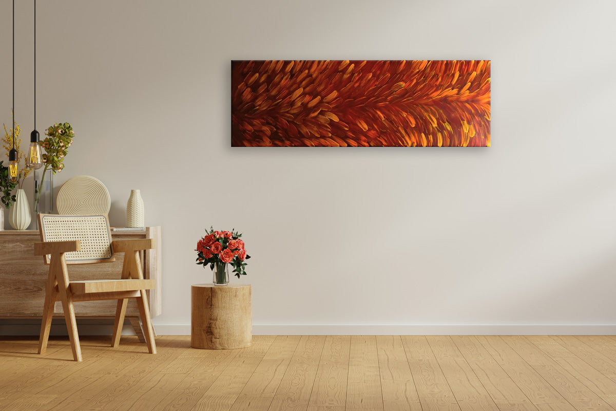 Aboriginal Painting - Big Leaves