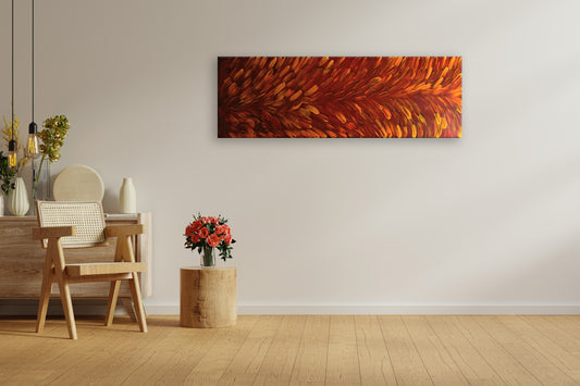 Aboriginal Painting - Big Leaves