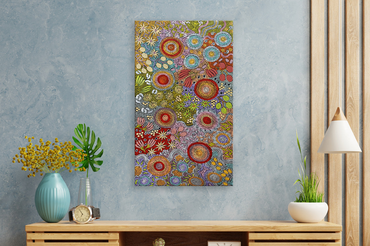 Aboriginal Painting - Budgerigar Dreaming