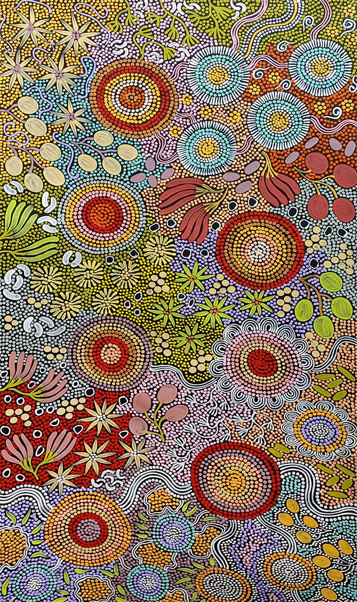 Aboriginal Painting - Budgerigar Dreaming