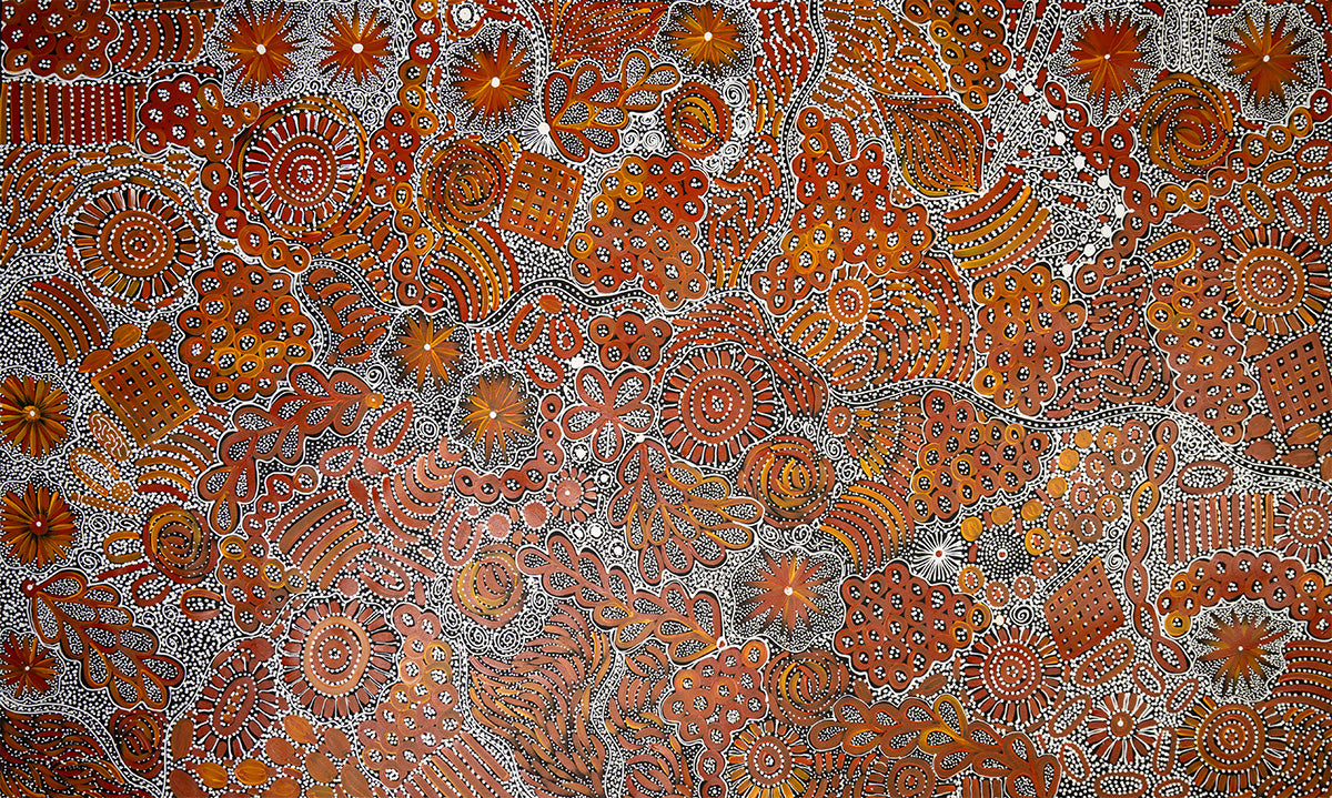 Aboriginal Painting - Bush Yam My Country