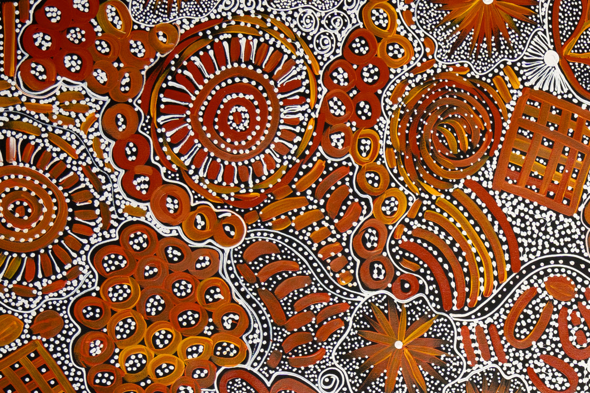 Aboriginal Painting - Bush Yam My Country