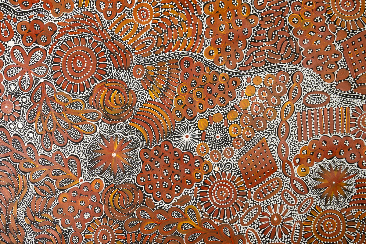 Aboriginal Painting - Bush Yam My Country