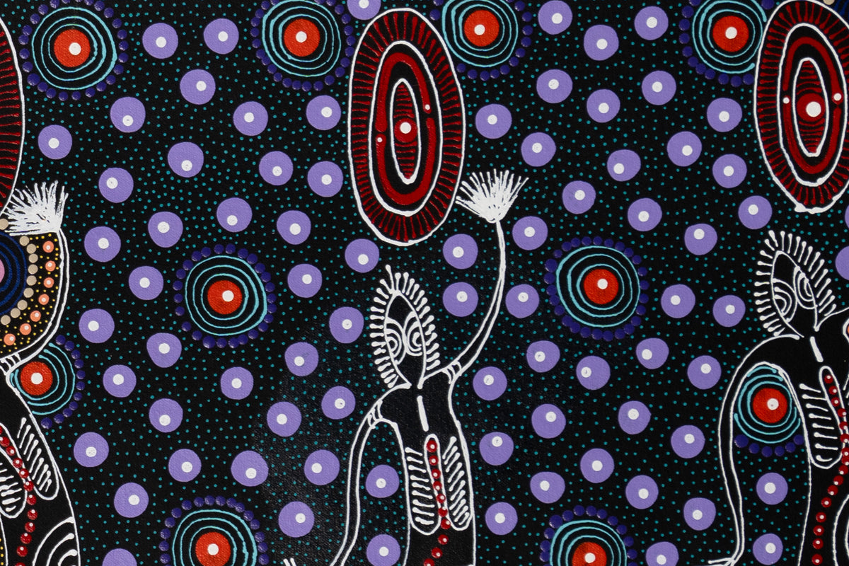 Aboriginal Painting - Dreaming Sisters