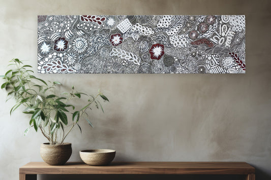 Aboriginal Painting - My Country Bush Yam