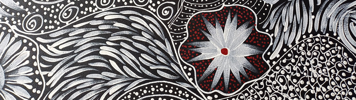 Aboriginal Painting - My Country Bush Yam
