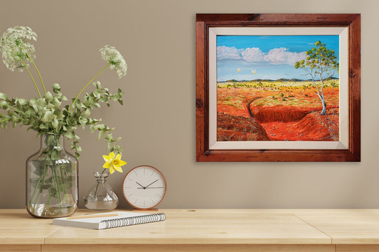 Aboriginal Painting - Outback Scene