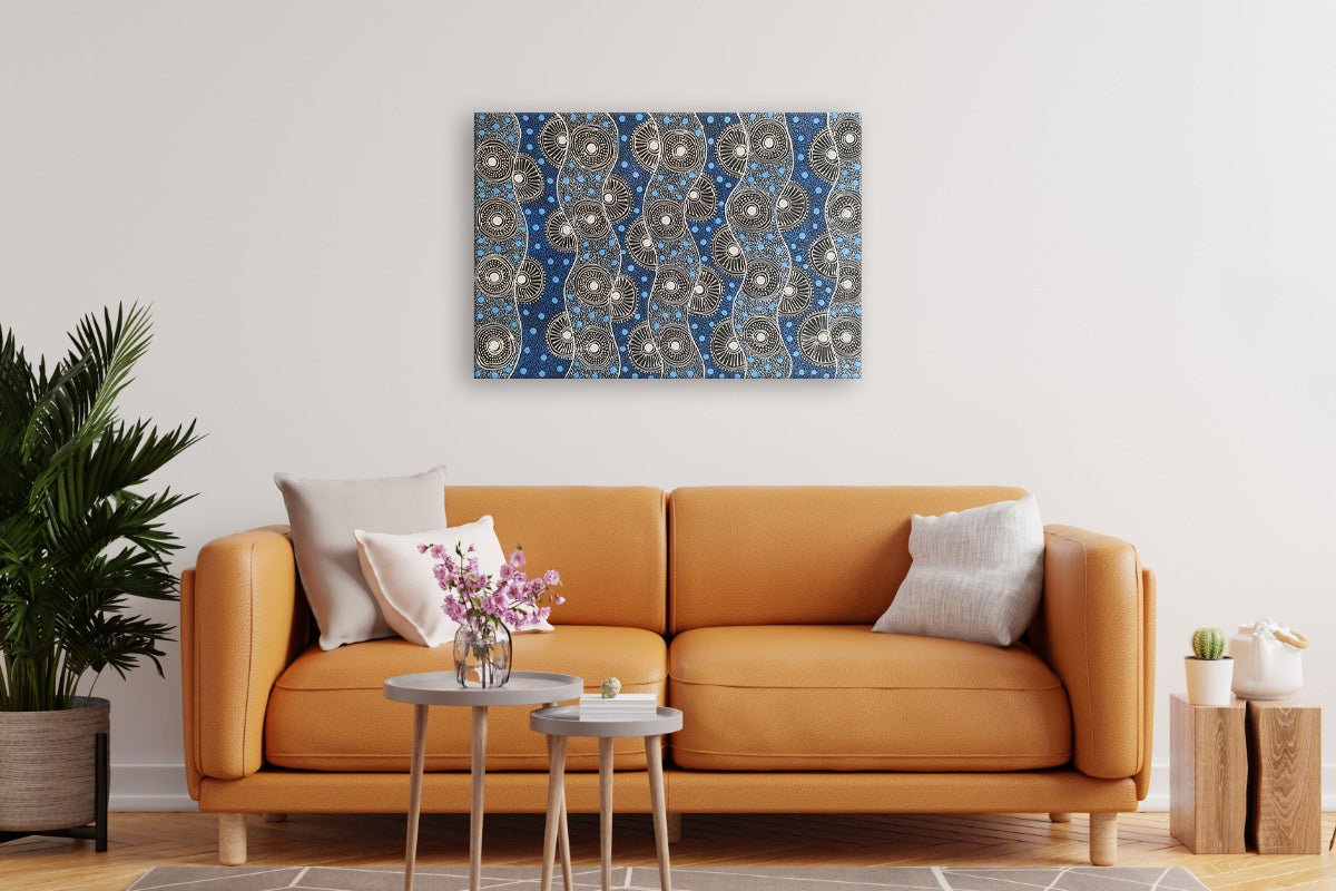 Aboriginal Painting - Wild Bush Flowers