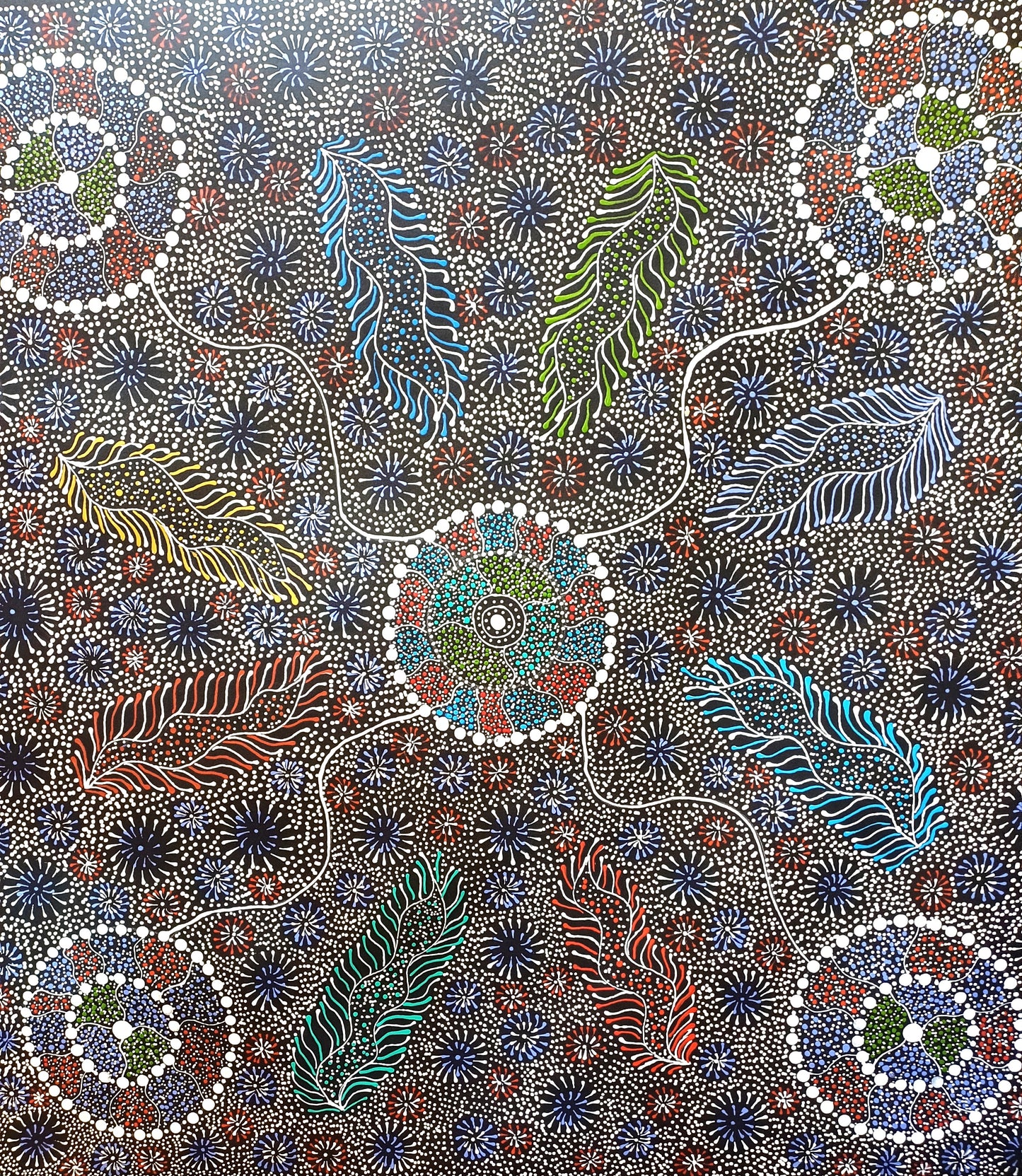 Aboriginal Painting - Bush Medicine ad seeds Dreaming