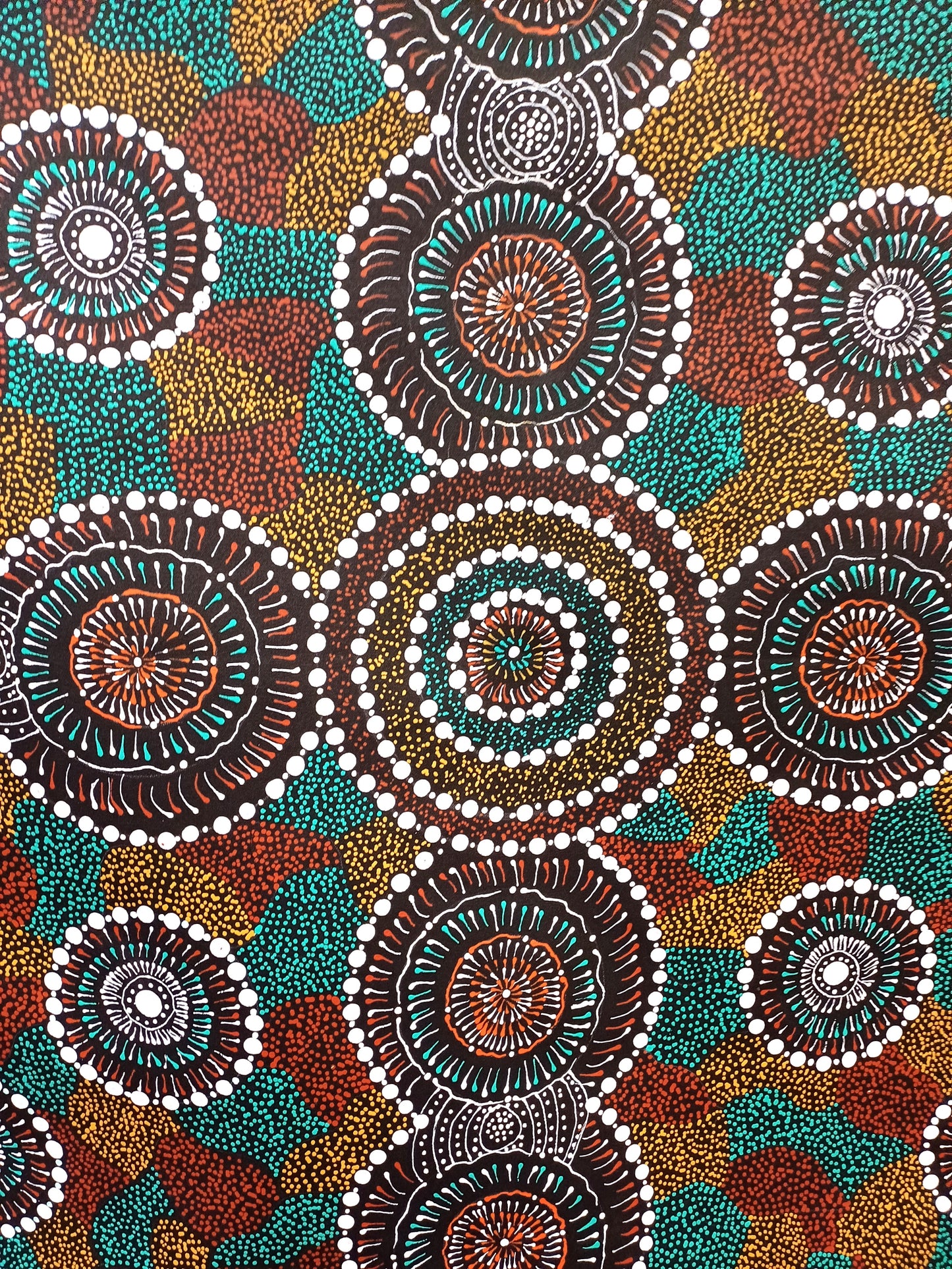 Aboriginal Painting - Bush Medicine ad seeds Dreaming