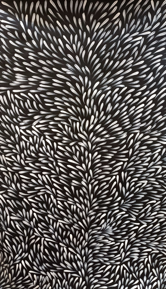 Aboriginal Painting - Big Medicine Leaves