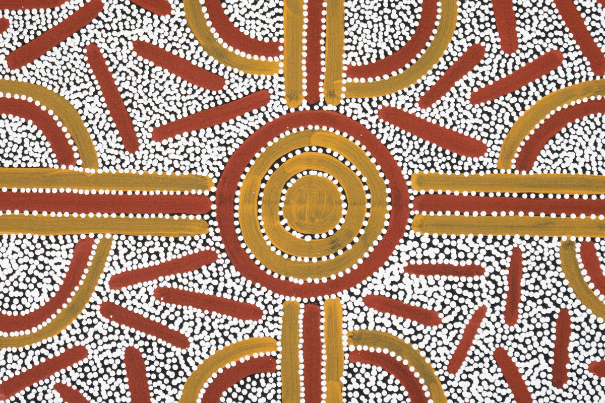 Aboriginal Painting - Ahakeye Bush Plum Dreaming