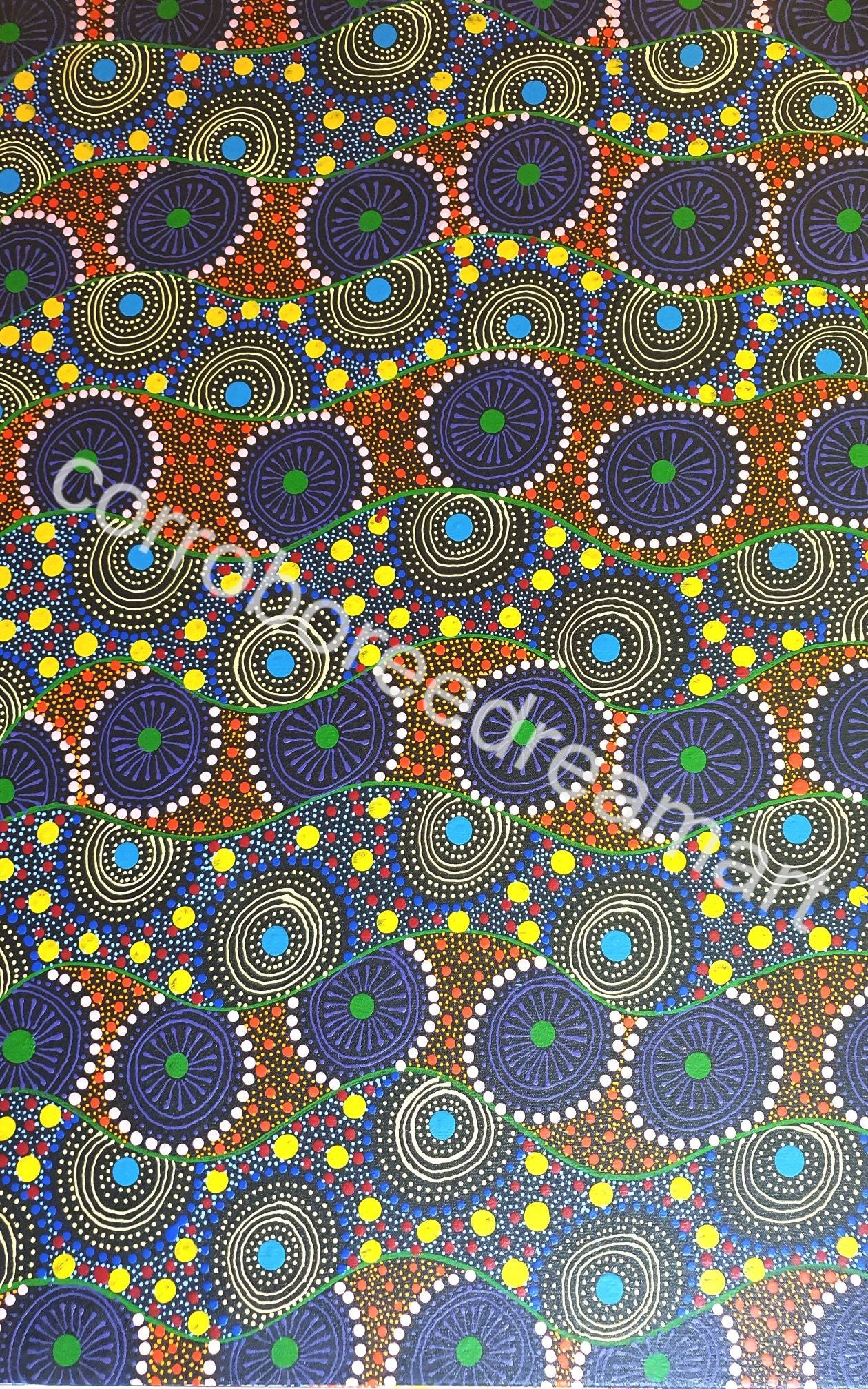 Aboriginal Painting - Alpar Seeds – Corroboree Dream Art