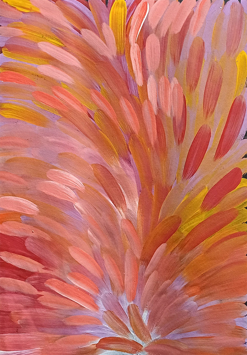 Aboriginal Painting - Big Medicine Leaves