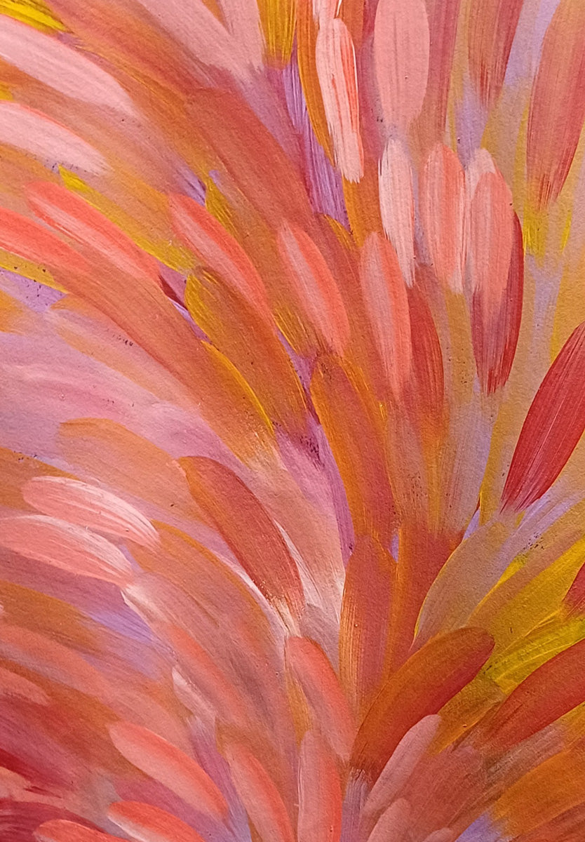 Aboriginal Painting - Big Medicine Leaves