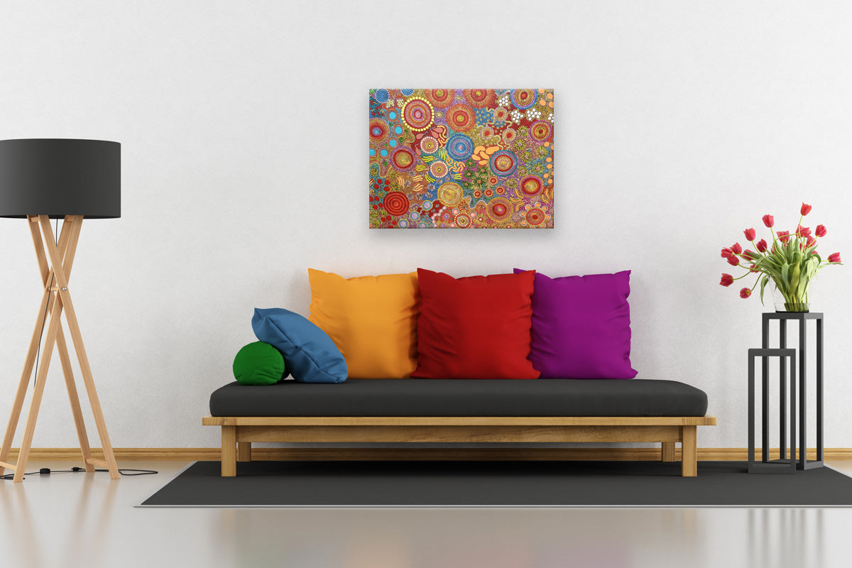 Aboriginal Painting - Budgerigar Dreaming
