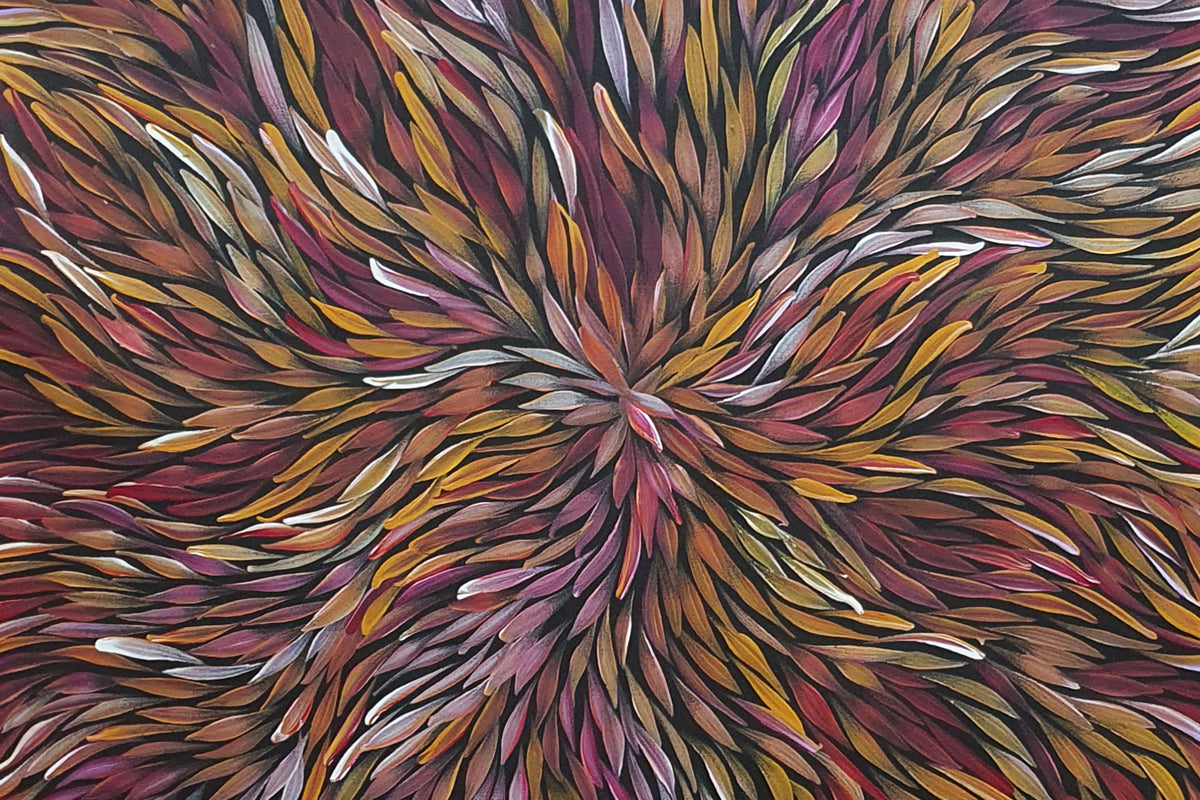 Aboriginal Painting - Bush Medicine Leaves